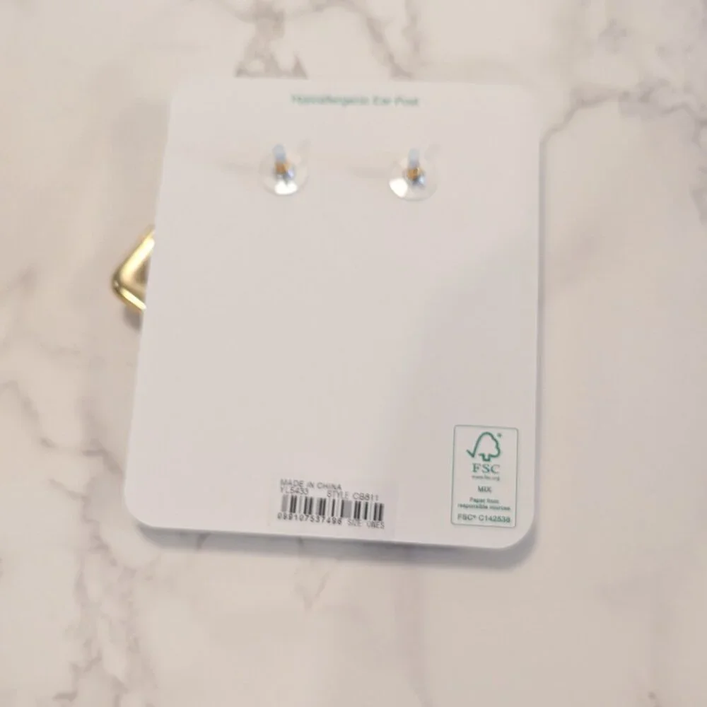J.Crew Oversized Double-square Link Earrings - Picture 7 of 7